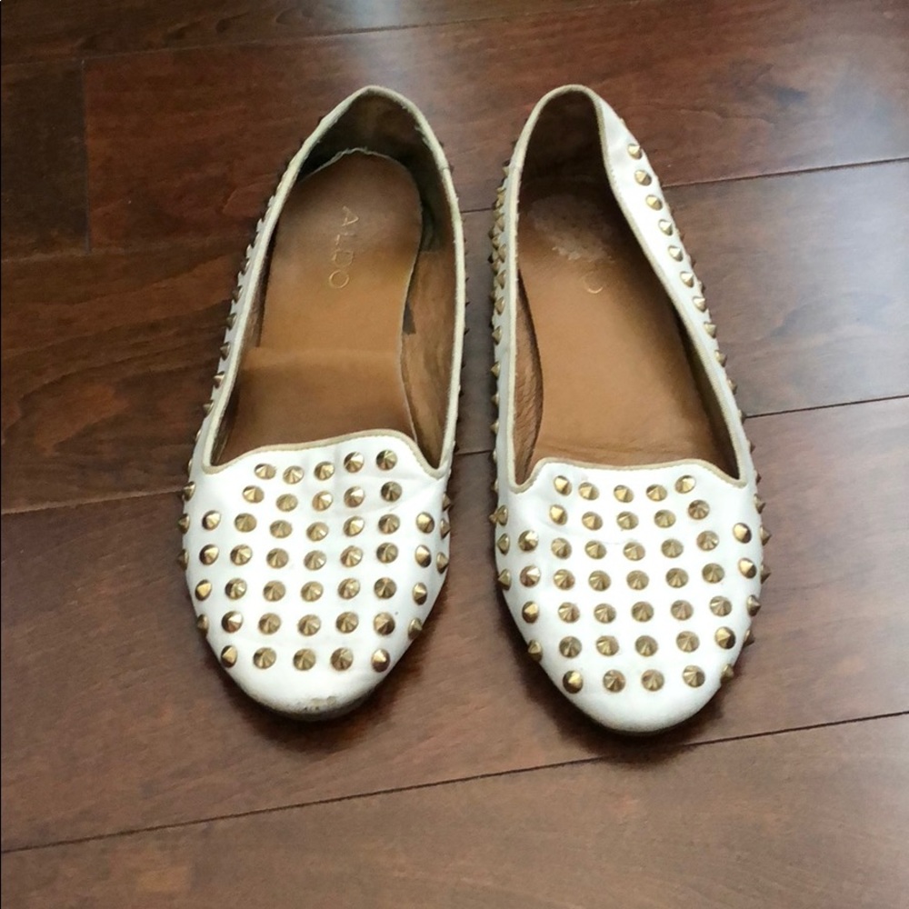Aldo spiked flats